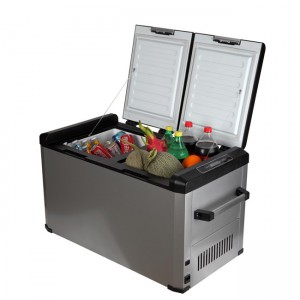 Reasonable price 12/24/110/220V DC Compressor Portable Chest Freezer Car Refrigerator Fridge