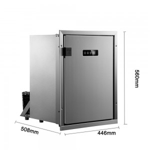 Good Wholesale Vendors Fridge  DC 12V 24V 36V Optional Refrigerator Freezer Icebox Fridge 18L 26L 32L 48L 52L