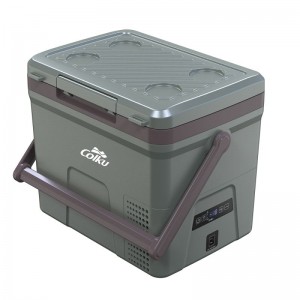 Popular Design for DC 12V Compressor Mini Portable Mobile Car Fridge for Camping, Marine, Picnic