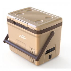 Popular Design for DC 12V Compressor Mini Portable Mobile Car Fridge for Camping, Marine, Picnic